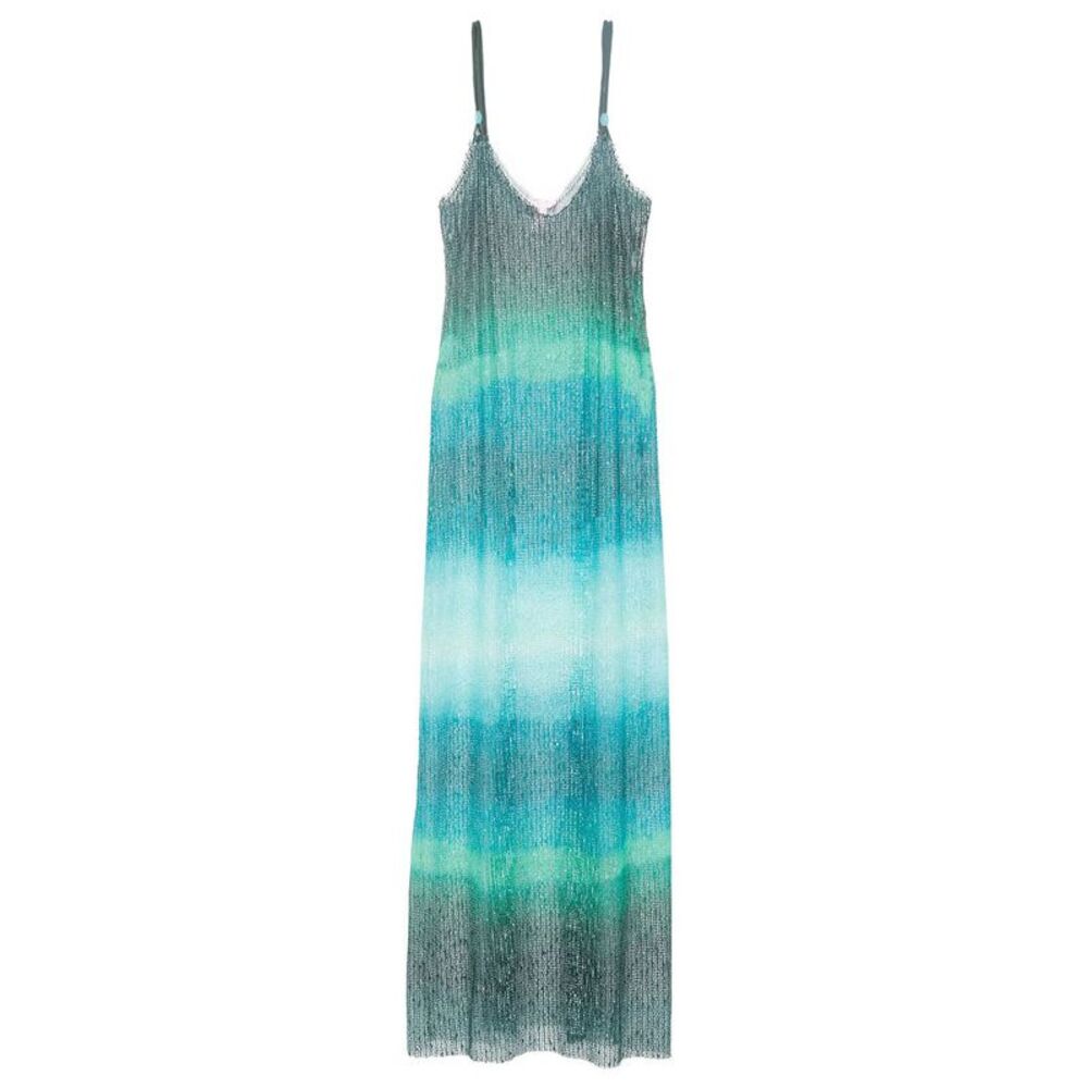 Pin Up Women Tie-Dye Long Dress